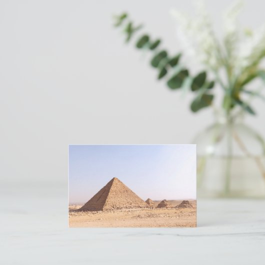 Carte De Visite Pyramides (Debout devant)