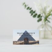 Carte De Visite Pyramides De Gizeh, Le Caire, Egypte, Agent De Voy (Debout devant)