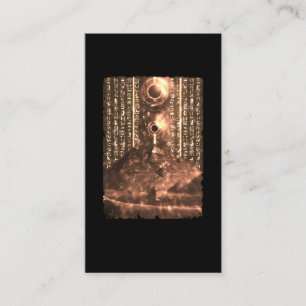 Carte De Visite Pyramides égyptiennes Hiéroglyphes Scarab Artefact