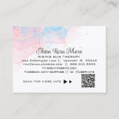 Carte De Visite *~* QR AP46 Elegant Ethereal Magical Parties scint (Dos)