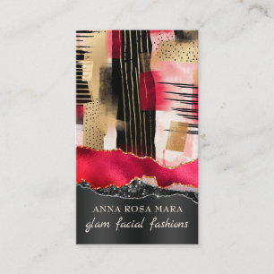 Carte De Visite *~* QR AP5 Glam Punk Luxe 6 Mode Audacieux Beauté