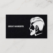 Carte De Visite QR Barber Premium (Devant)