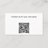 Carte De Visite QR Code 50 et Fabulous Catering Consultant (Dos)