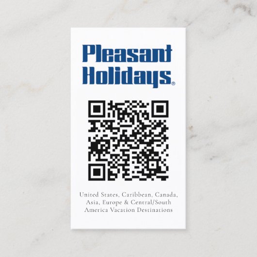 Carte De Visite QR Code Ajouter Un Logo Double Côté (Devant)