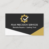 Carte De Visite QR Code Auto Mechanic Professional Service Repair (Devant)