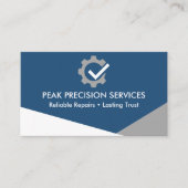 Carte De Visite QR Code Auto Mechanic Service Repair Professional (Devant)