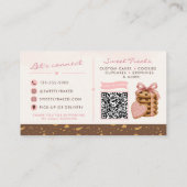Carte de visite QR Code Boulangerie Maison Rose Te (Dos)