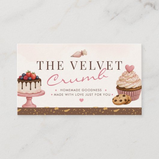 Carte de visite QR Code Boulangerie Maison Rose Te (Devant)