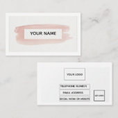 Carte De Visite QR Code Business Card (Devant / Derrière)