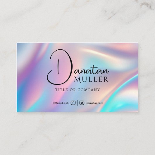 Carte De Visite QR Code Business Logo opal pierre (Dos)