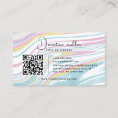 Carte De Visite QR Code Business Logo opal pierre (Devant)