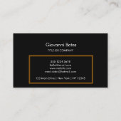 Carte De Visite QR Code Business Logo Professionnel (Dos)