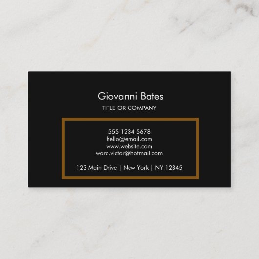 Carte De Visite QR Code Business Logo Professionnel (Dos)