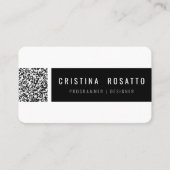 CARTE DE VISITE QR CODE CARD (Devant)