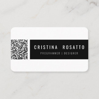 CARTE DE VISITE QR CODE CARD