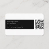 CARTE DE VISITE QR CODE CARD (Dos)