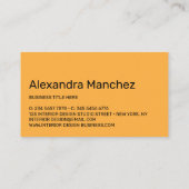 Carte De Visite QR Code Chandler Intérieur Architecte Meubles (Dos)