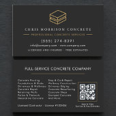 Carte De Visite QR Code Concrete & Cement Services Company