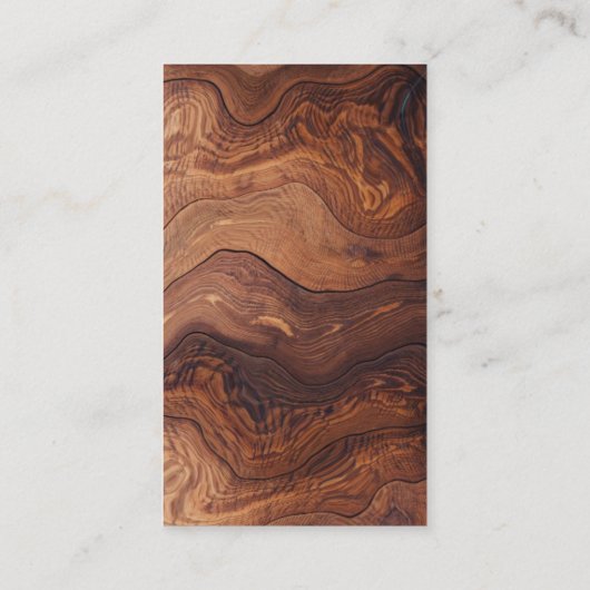 Carte De Visite QR Code Construction de menuiserie moderne en bois (Dos)