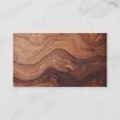 Carte De Visite QR Code Construction de menuiserie moderne en bois (Dos)