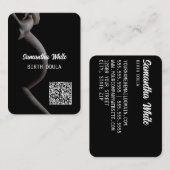Carte de visite QR Code de Doula (Devant / Derrière)
