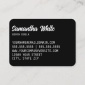 Carte de visite QR Code de Doula (Dos)