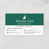 Carte De Visite QR Code Dermatologist Office Skin Care Icon (Devant)