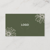 Carte de visite QR Code Fleuriste Bloom House (Dos)