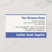 Carte de visite QR Code Fournisseur d'Accessoires (Devant)