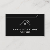 Carte De Visite QR Code Handyman Carpenter Carpentry (Devant)