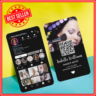 Carte de visite QR Code Instagram