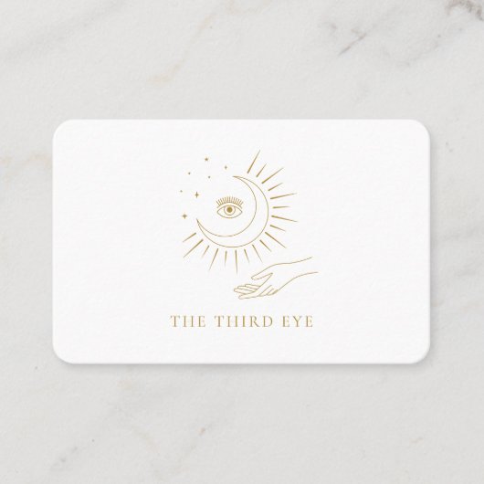 Carte De Visite QR Code - Lune Oeil Yoga Reiki Wellness (Devant)