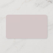 Carte de visite QR Code Mauve Rose (Dos)