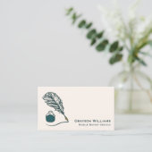 Carte De Visite QR Code Mobile Notary Business Card (Debout devant)