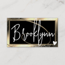 QR Code Modèle Stylish Gold Frame Heart