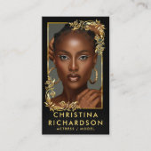 Carte De Visite QR code Models danseurs actrice photographe photo (Devant)