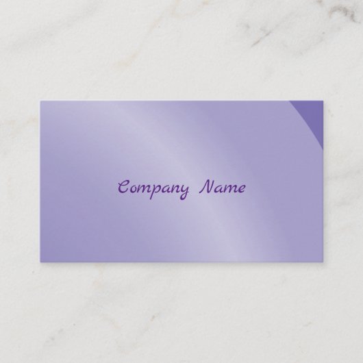 Carte De Visite Qr Code Modérée Lilac Moderne Neat Ombragé (Devant)