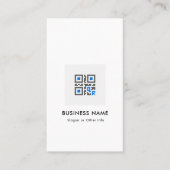 Carte De Visite QR code moderne design or scannable réseau B (Devant)