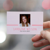 Carte De Visite QR CODE photo de logo professionnel moderne minima