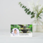 Carte de visite QR Code Photo de profil Coach Sant (Debout devant)