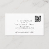 Carte de visite QR Code Photo Maquilleuse (Dos)