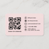Carte De Visite QR Code Photo Nail Specialist (Dos)