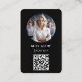 Carte De Visite QR-Code, Photo, Salon (Devant)