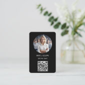 Carte De Visite QR-Code, Photo, Salon (Debout devant)