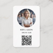 Carte De Visite QR-Code, Photo, Salon (Devant)
