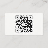 Carte de visite QR Code Plomberie & Chauffage (Dos)