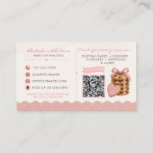 Carte de visite QR Code pour Boulangerie Maison Ro (Dos)