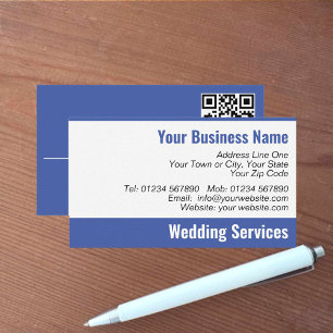 Carte de visite QR Code pour les services de maria