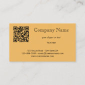 Carte de visite QR Code pour vignoble ou domaine v (Dos)