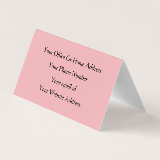 Carte De Visite QR Code Professional Rose Coiffeur noir moderne (Dos)